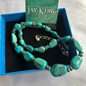 Jay King Mine Finds Turquoise Beaded Necklace